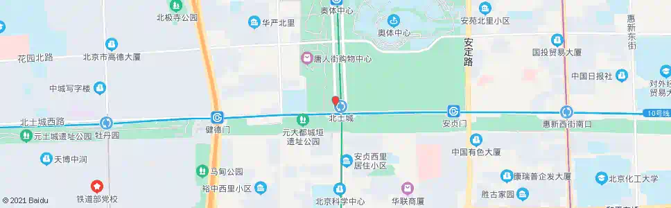 北京大厂北辰路西口_公交站地图_北京公交_妙搜公交查询2025