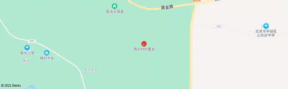 北京西古村_公交站地图_北京公交_妙搜公交查询2025