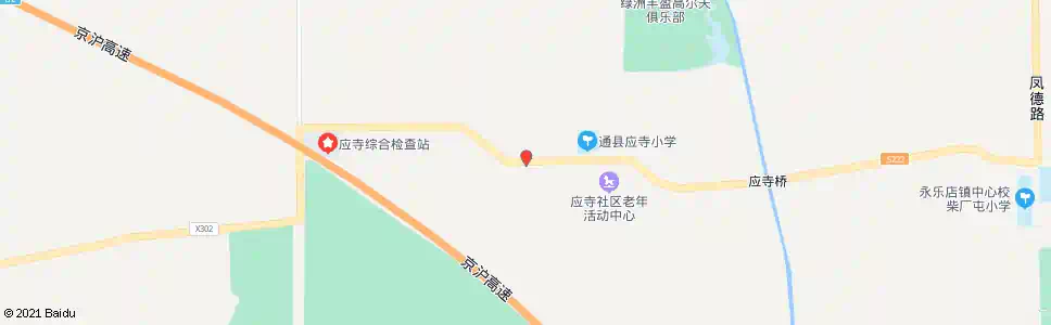 北京应寺西口_公交站地图_北京公交_妙搜公交查询2025