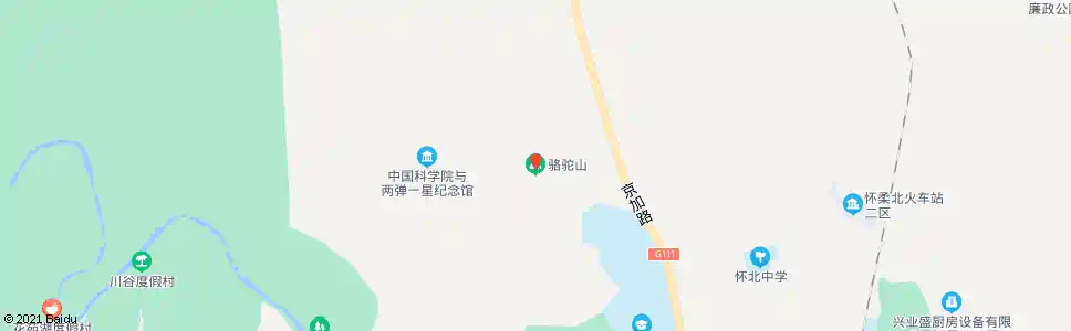 北京骆驼山_公交站地图_北京公交_妙搜公交查询2025
