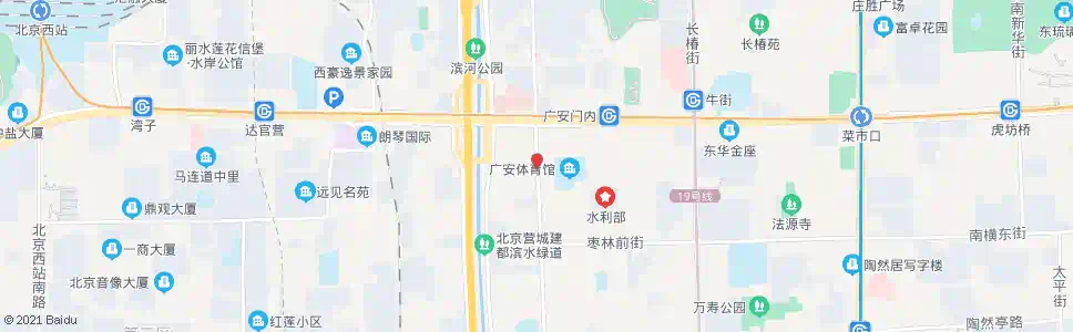 北京南线阁_公交站地图_北京公交_妙搜公交查询2025