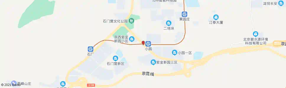 北京小园村_公交站地图_北京公交_妙搜公交查询2025