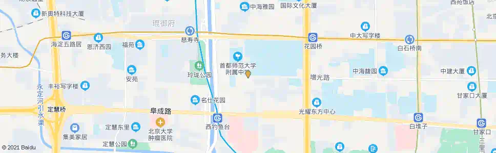 北京岭南路西口_公交站地图_北京公交_妙搜公交查询2025
