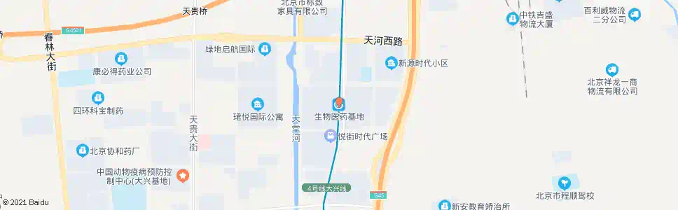 北京生物医药基地站_公交站地图_北京公交_妙搜公交查询2025
