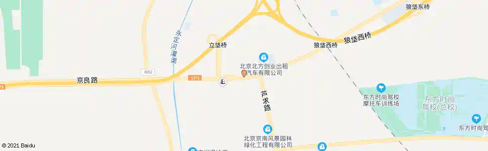 北京芦求路北口_公交站地图_北京公交_妙搜公交查询2025