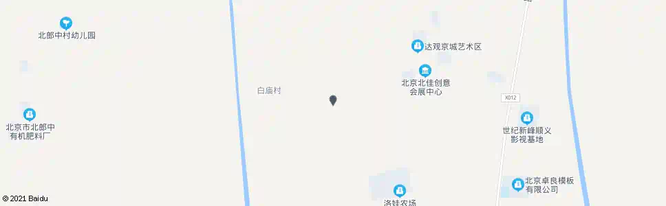 北京白庙_公交站地图_北京公交_妙搜公交查询2025