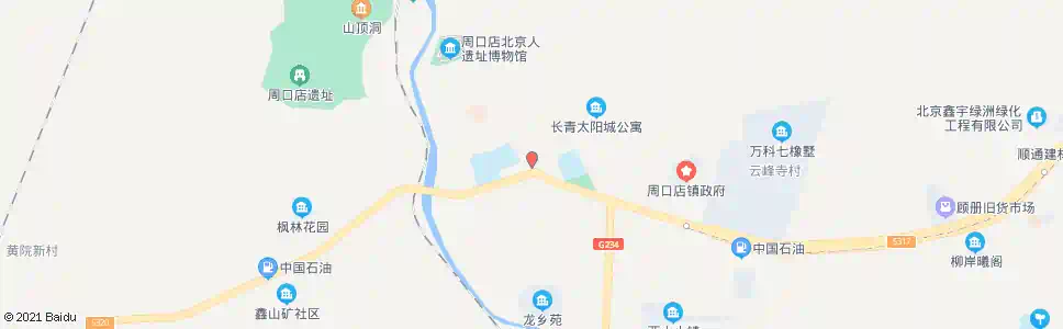 北京周口店村_公交站地图_北京公交_妙搜公交查询2025