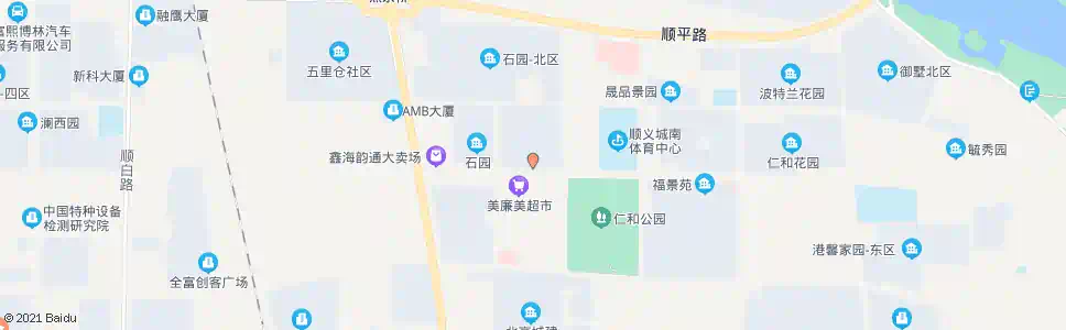 北京石园东区_公交站地图_北京公交_妙搜公交查询2025