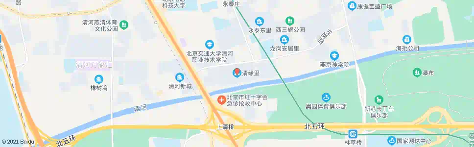 北京清缘里_公交站地图_北京公交_妙搜公交查询2025