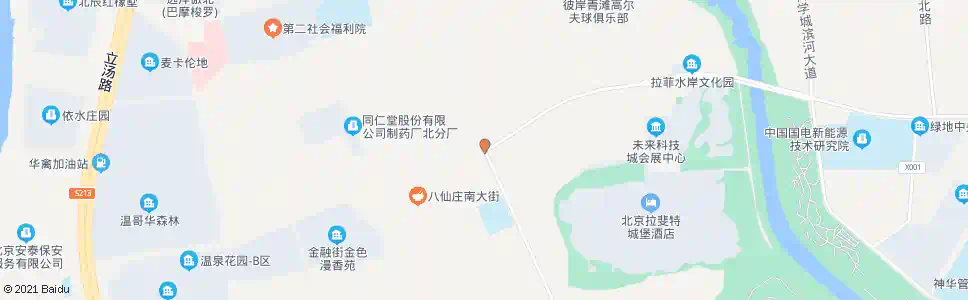 北京八仙庄东_公交站地图_北京公交_妙搜公交查询2025