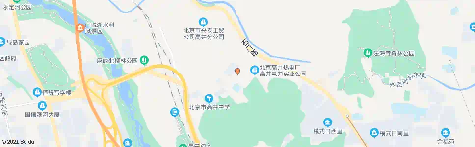 北京高井路口南_公交站地图_北京公交_妙搜公交查询2025