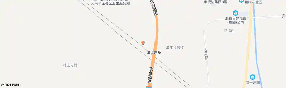 北京洪士庄_公交站地图_北京公交_妙搜公交查询2025