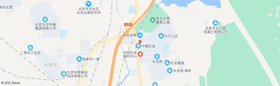 北京大宁山庄西门_公交站地图_北京公交_妙搜公交查询2025