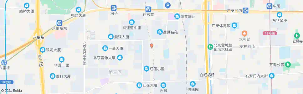 北京小红庙北站_公交站地图_北京公交_妙搜公交查询2025