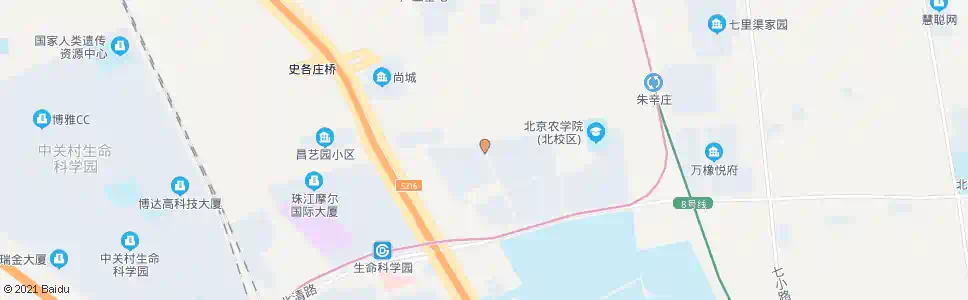 北京朱辛庄西路北口_公交站地图_北京公交_妙搜公交查询2025