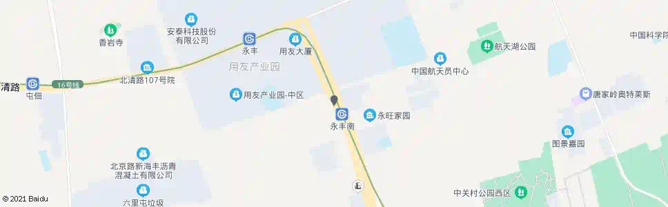 北京丰滢路口南_公交站地图_北京公交_妙搜公交查询2025