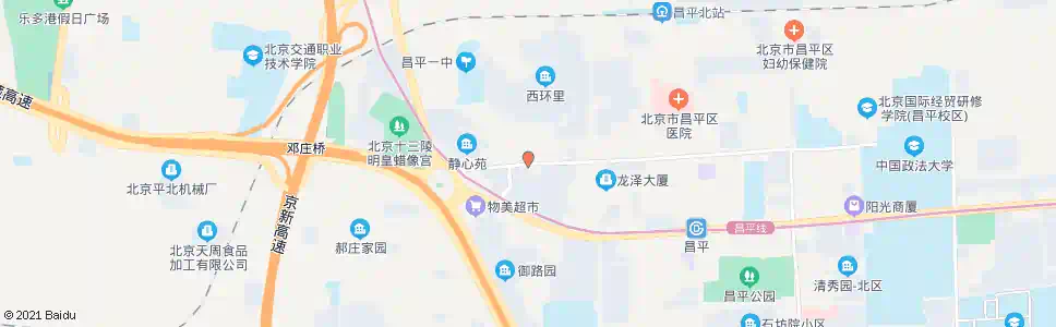 北京昌平西关环岛东_公交站地图_北京公交_妙搜公交查询2025