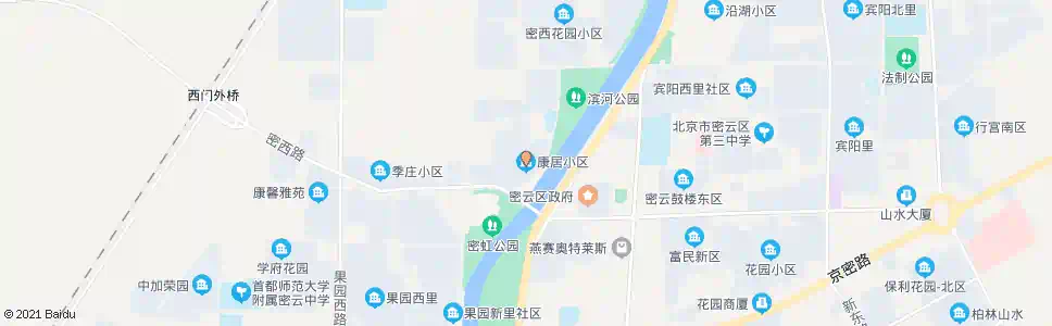 北京康居小区_公交站地图_北京公交_妙搜公交查询2025