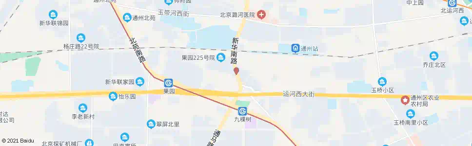 北京果园北区_公交站地图_北京公交_妙搜公交查询2025