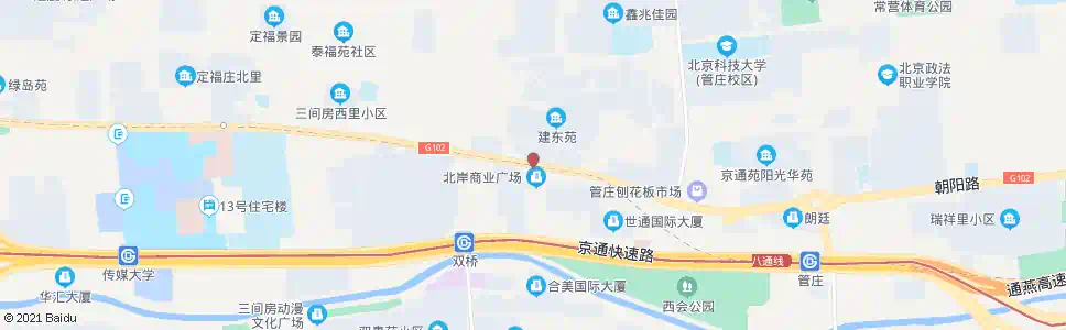 北京周家井_公交站地图_北京公交_妙搜公交查询2025