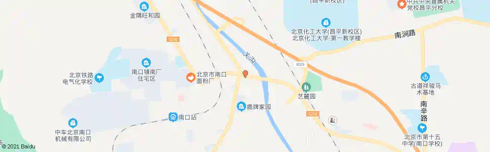 北京南口路口东_公交站地图_北京公交_妙搜公交查询2025