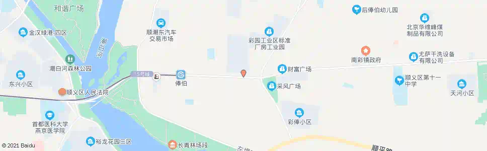 北京南彩工业区_公交站地图_北京公交_妙搜公交查询2025
