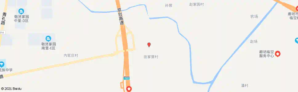 北京田家营_公交站地图_北京公交_妙搜公交查询2025