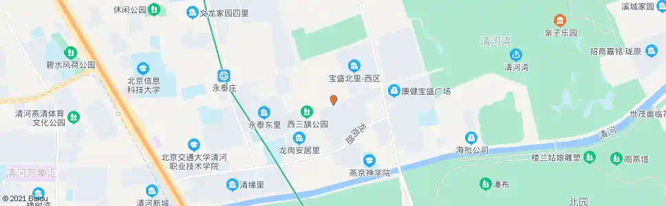 北京宝盛西里(东行)_公交站地图_北京公交_妙搜公交查询2025