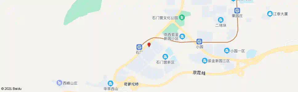 北京石园中路_公交站地图_北京公交_妙搜公交查询2025