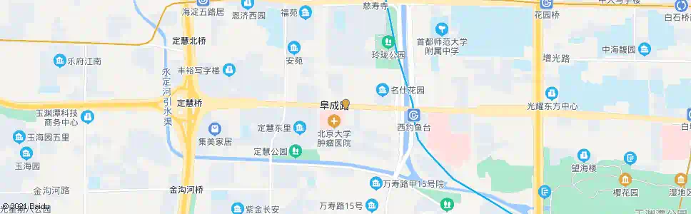 北京阜成路_公交站地图_北京公交_妙搜公交查询2025