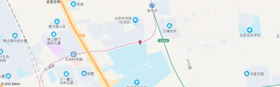 北京农学院北门_公交站地图_北京公交_妙搜公交查询2025