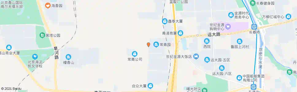 北京常青园西门_公交站地图_北京公交_妙搜公交查询2025
