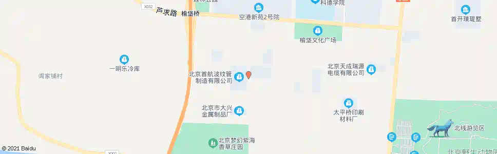 北京榆垡开发区_公交站地图_北京公交_妙搜公交查询2025