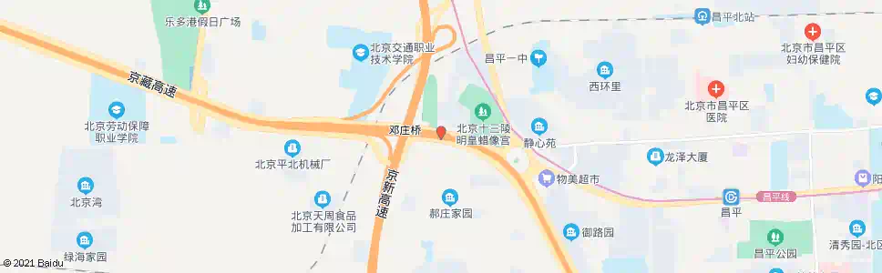 北京昌平西关环岛西_公交站地图_北京公交_妙搜公交查询2025
