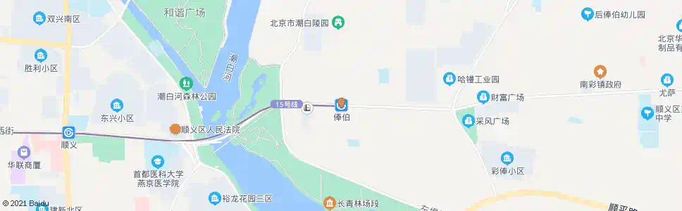 北京俸伯南站_公交站地图_北京公交_妙搜公交查询2025