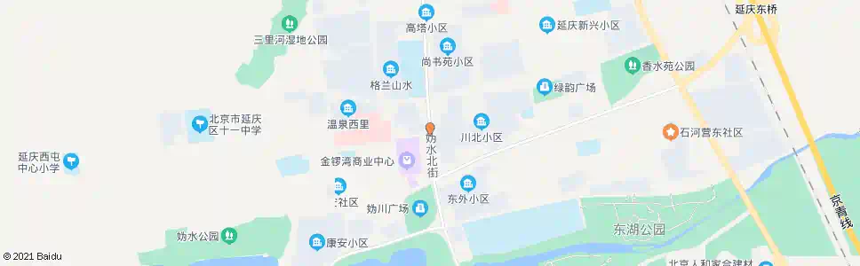 北京妫水北街南_公交站地图_北京公交_妙搜公交查询2025