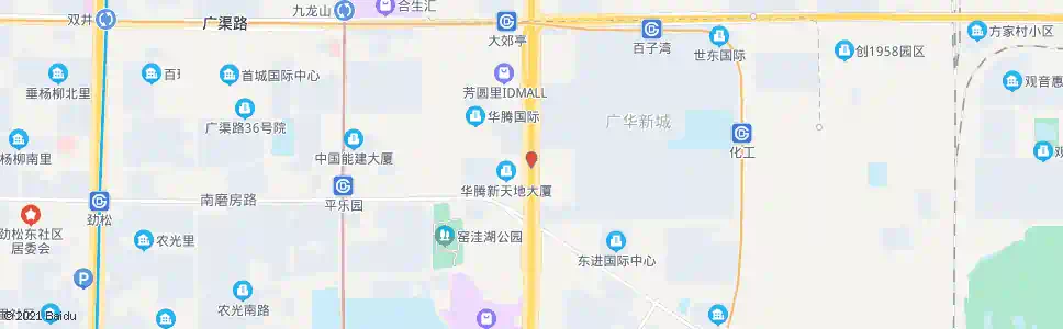 北京窑洼湖_公交站地图_北京公交_妙搜公交查询2025
