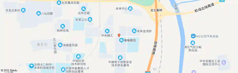 北京鲁疃嘉园_公交站地图_北京公交_妙搜公交查询2025