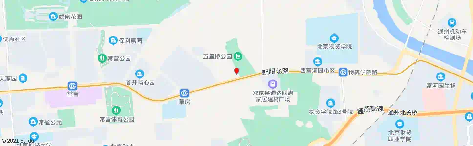北京五里桥路口北_公交站地图_北京公交_妙搜公交查询2025