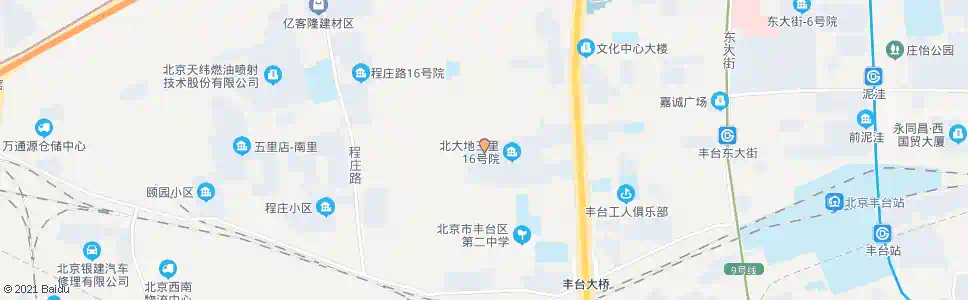 北京园区餐厅_公交站地图_北京公交_妙搜公交查询2025