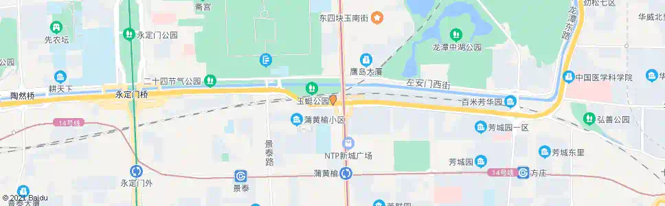北京玉蜓桥_公交站地图_北京公交_妙搜公交查询2025