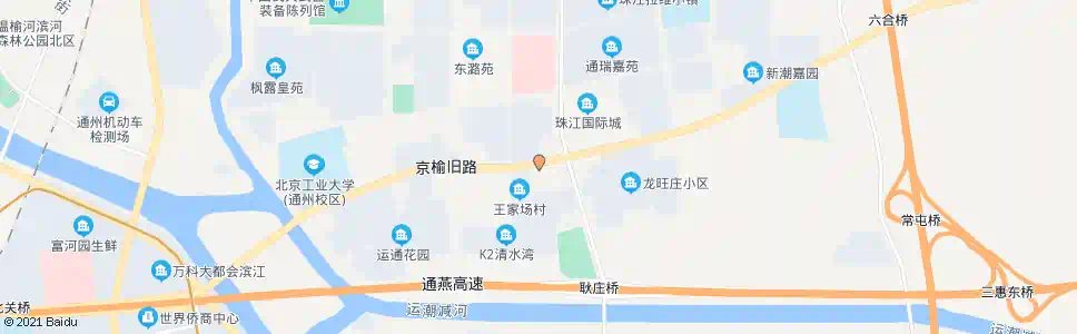 北京潞苑南大街_公交站地图_北京公交_妙搜公交查询2025
