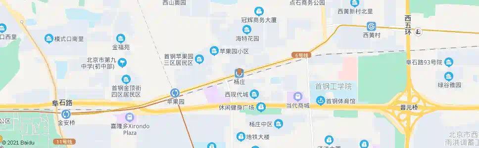北京杨户庄_公交站地图_北京公交_妙搜公交查询2025