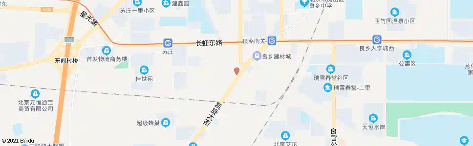 北京良乡工业开发区东门_公交站地图_北京公交_妙搜公交查询2025