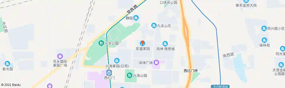 北京宏盛家园_公交站地图_北京公交_妙搜公交查询2025