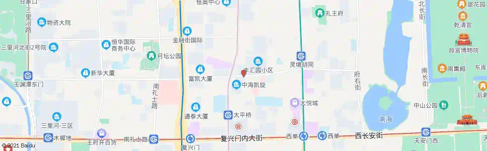 北京二龙路北口_公交站地图_北京公交_妙搜公交查询2025