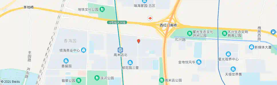 北京御花园一里_公交站地图_北京公交_妙搜公交查询2025