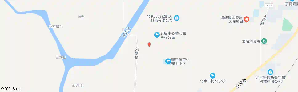 北京芦村_公交站地图_北京公交_妙搜公交查询2025