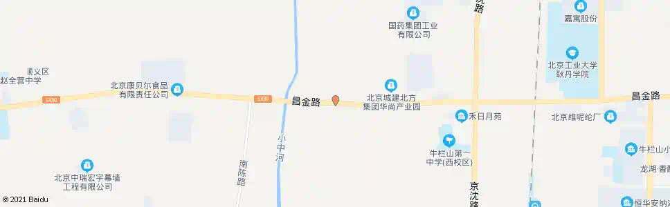 北京顺义陈各庄_公交站地图_北京公交_妙搜公交查询2025