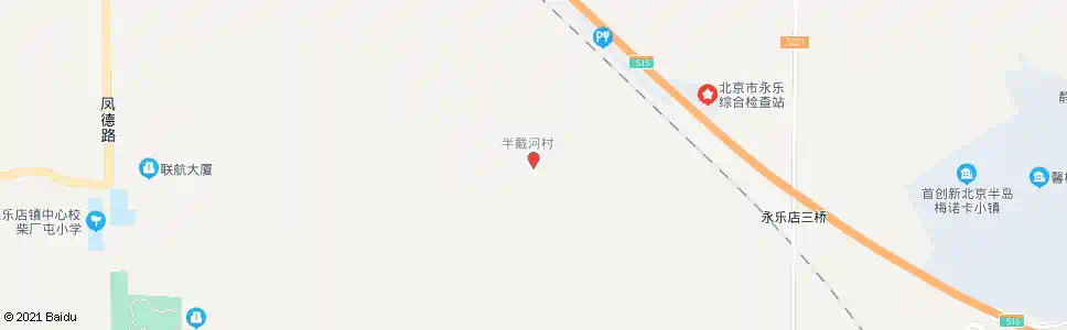 北京半截河村_公交站地图_北京公交_妙搜公交查询2025